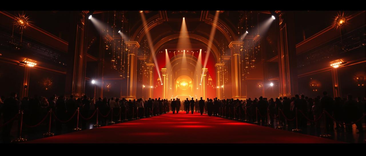 2026年度影视盛典专题栏目展示区域，红毯展现影视盛典气氛